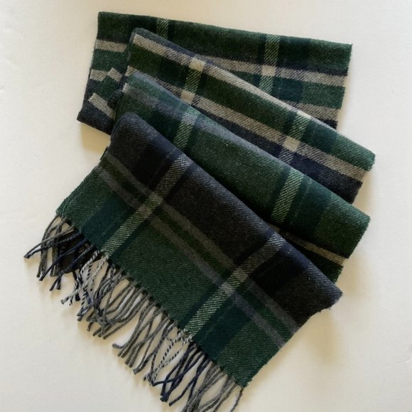 ITALIAN WOOLLEN TREASURES Men's Italian Lambswool Scarf NWT - Picture 1 of 6